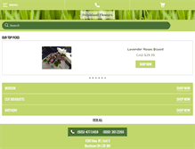 Tablet Screenshot of freshlandflowers.ca